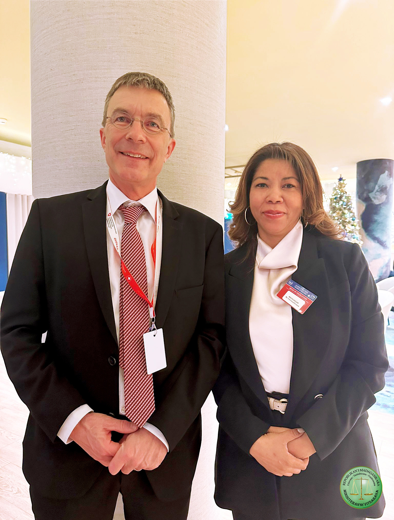 FIHAONANA TEO AMIN'NY FITSARANA MALAGASY SY NY MINISITRY NY RAHARAHAM-BAHINY SADY SEKRETERAM-PANJAKANA MINSAHANA NY FITSARANA AO SOISA.